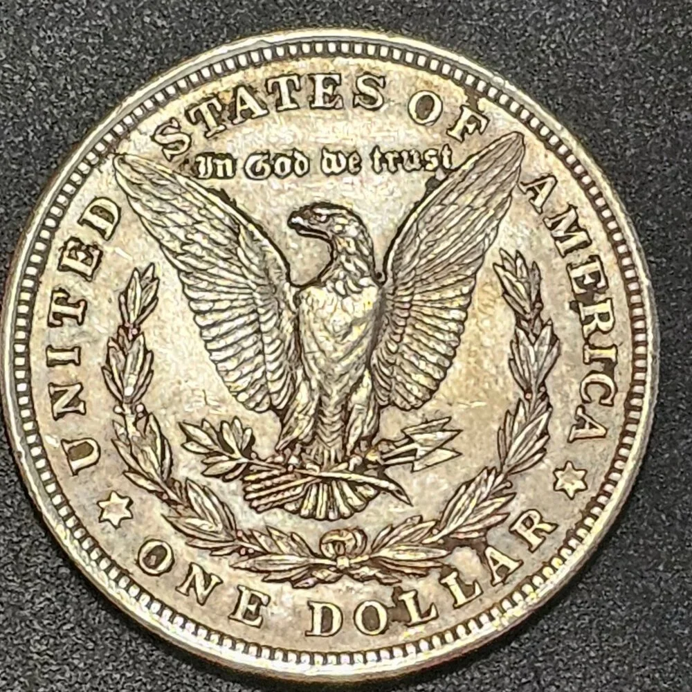 1921 Morgan Silver Dollar Coin Circulated Uncertified Collectible US Currency - Picture 2 of 2